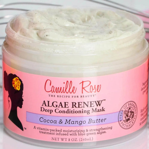 Camille Rose Algae Renew Deep Conditioning Hair Mask with Peppermint, for All Hair Types, 8 oz - BeautyWholesaleIn