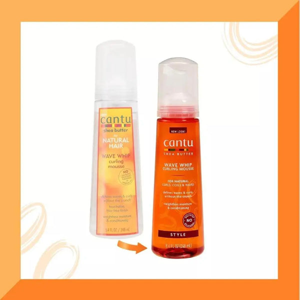 Cantu Natural Hair Wave Whip Curling Mousse 248 ML - BeautyWholesaleIn