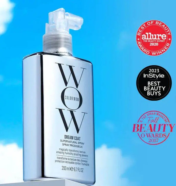 COLOR WOW Dream Coat Supernatural Spray - Keep Your Hair Frizz-Free and Shiny No Matter the Weather with Award-Winning Anti-Frizz Spray - BeautyWholesaleIn