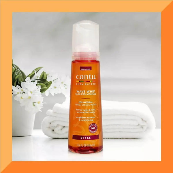 Cantu Natural Hair Wave Whip Curling Mousse 248 ML - BeautyWholesaleIn