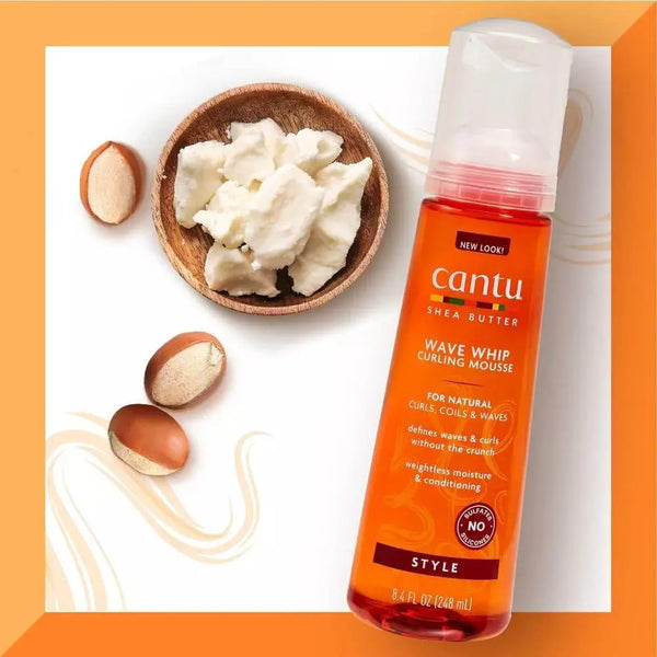 Cantu Natural Hair Wave Whip Curling Mousse 248 ML - BeautyWholesaleIn