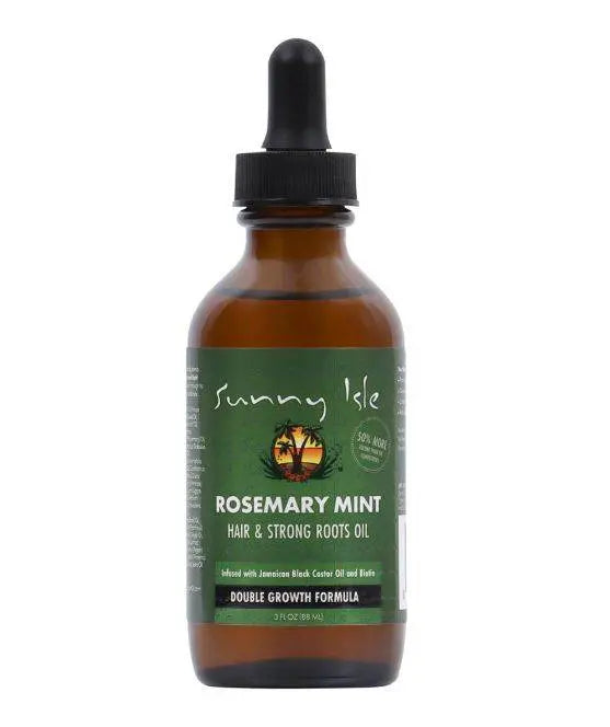 Sunny Isle mielle Rosemary castor oil Mint Hair growth and Strong Roots Oil 3oz - BeautyWholesaleIn
