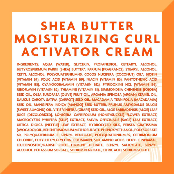 Cantu Shea Butter Moisturizing Curl Activator Cream, 12 fl oz (355 ml)-Express shipping same day Cantu