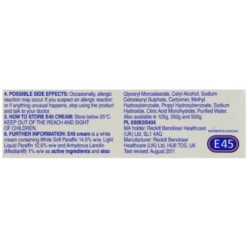 e45 cream dermatological