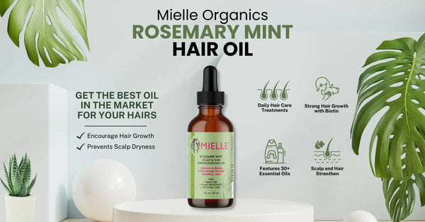 Mielle  Rosemary Hair oil Mint Scalp & Hair Growth Strengthening Oil 59ml Mielle