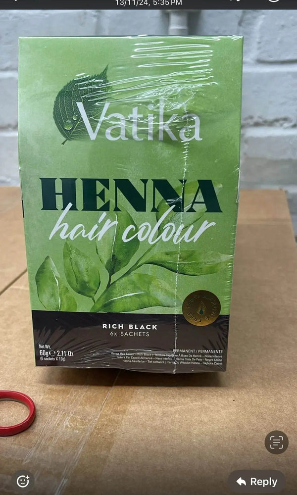 vatika henna hair colour rich black
