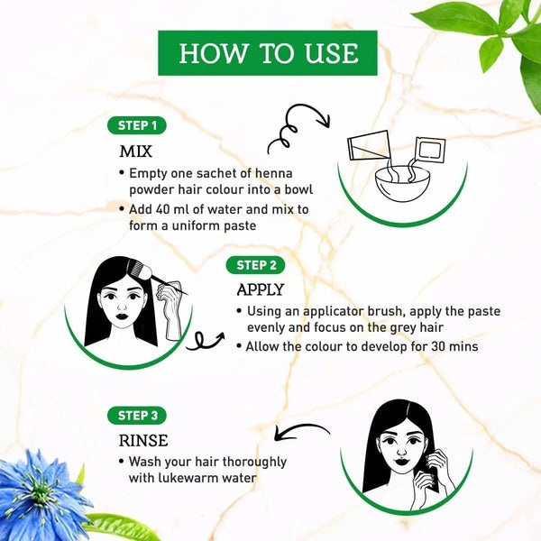 Dabur vatika rich black sachet 10 gms with dye brush free - BeautyWholesaleIn