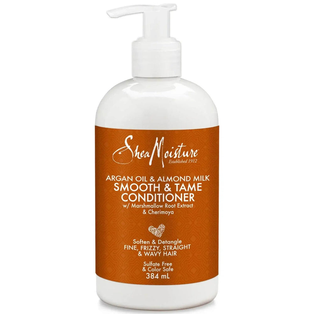 Shea Moisture ARGAN OIL & ALMOND MILK SMOOTH & TAME CONDITIONER-13OZ