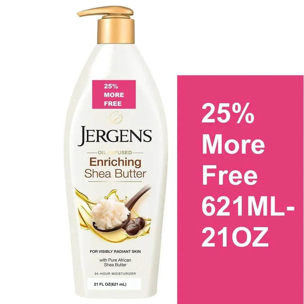 Jergens Shea Butter Deep Conditioning Moisturizer Lotion 621 ml