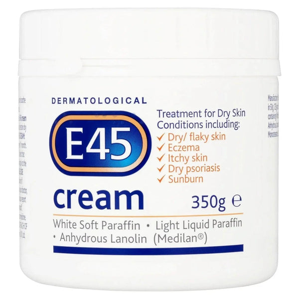E45 Moisturising Cream 350g-Best treatment for Eczema,Dry skin,Psoriasis-100% original Imported - BeautyWholesaleIn