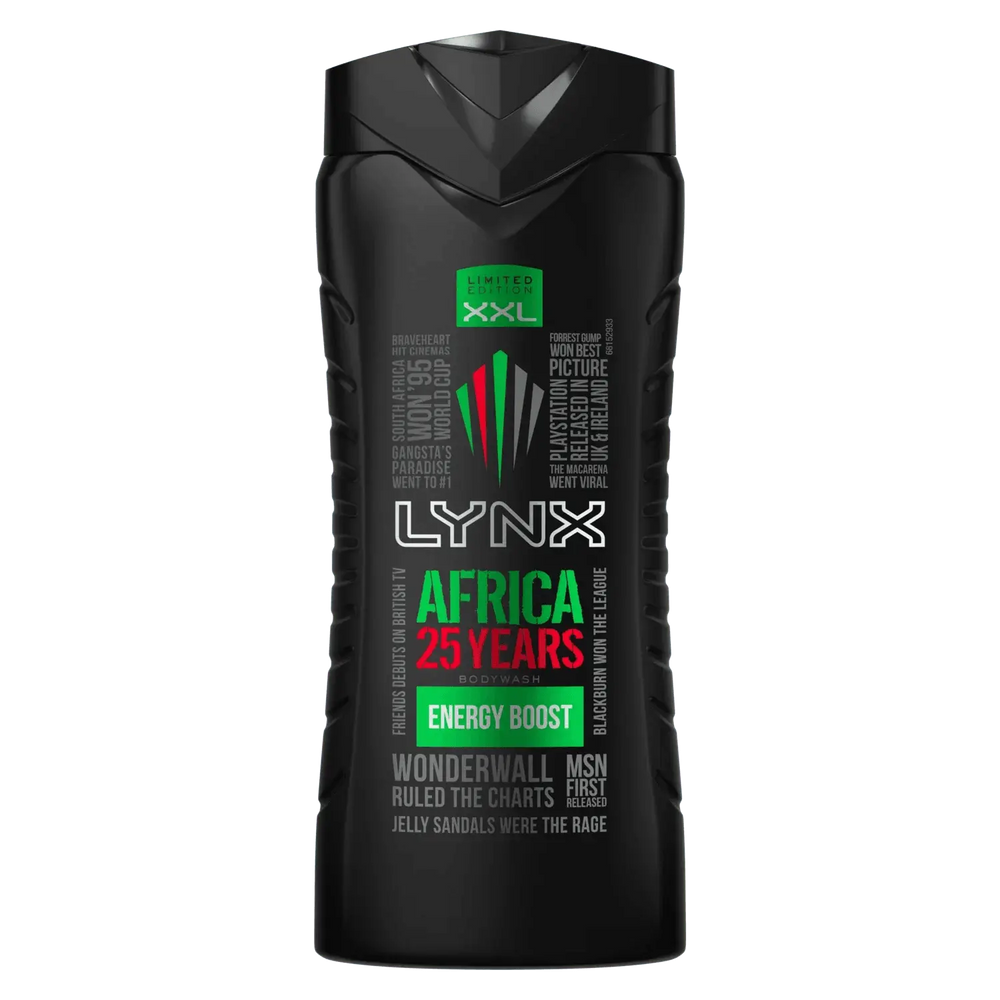 LYNX shower gel africa refreshing frangrances 500ml XXL Limited edition