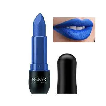 NICKA K Vivid Matte Lipstick NMS09 Slate Blue by Nicka K - BeautyWholesaleIn