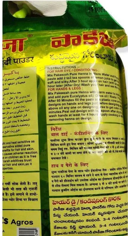 Nagris Pakeezah Perfumed Henna Powder, 900 G for Hair and Body - BeautyWholesaleIn