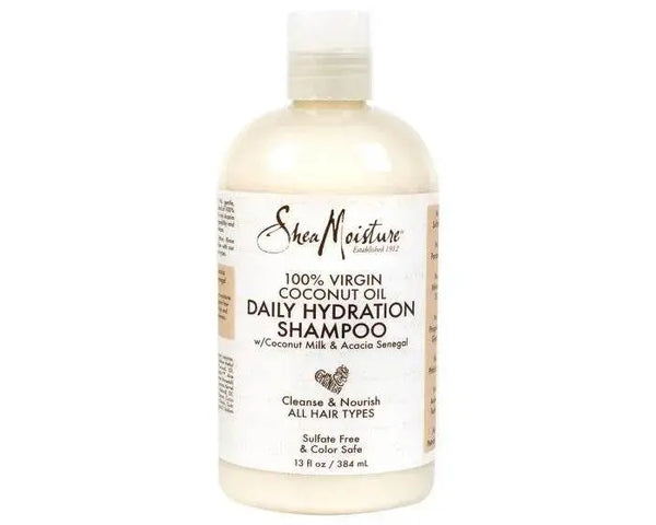 Shea Moisture 100% VIRGIN COCONUT OIL DAILY HYDRATION SHAMPOO 384 ml - BeautyWholesaleIn