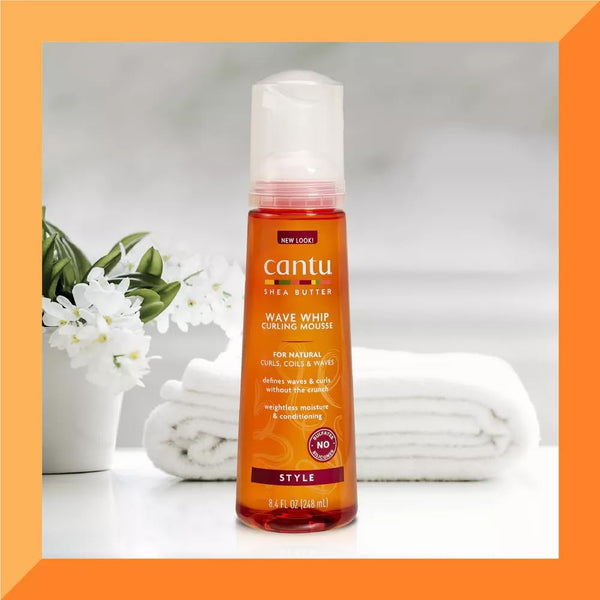 Cantu Natural Hair Wave Whip Curling Mousse 248 ML