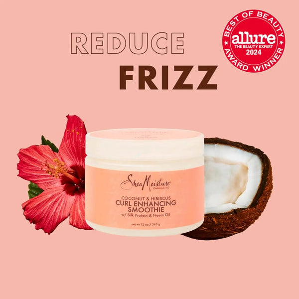Shea Moisture Coconut Hibiscus Curl Enhancing Smoothie Cream - 12 oz - BeautyWholesaleIn