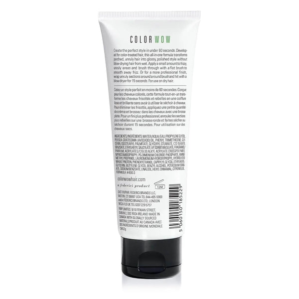 COLOR WOW One Minute Transformation – Instant frizz fix| Nourishing styling cream smooths, tames + defrizzes on the spot| Avocado oil + Omega 3’s hydrate, repair for silkier, smoother texture 120 ml - BeautyWholesaleIn
