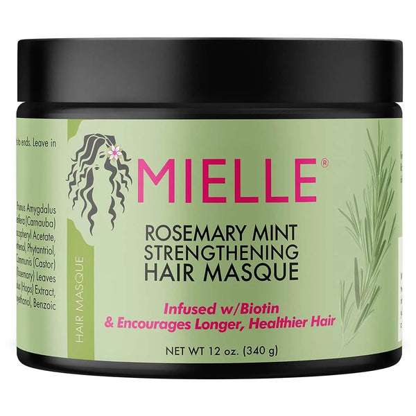 Mielle Rosemary Mint Strengthening Hair Masque Original 100% Imported USA - BeautyWholesaleIn