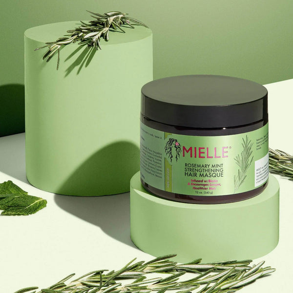 Mielle Rosemary Mint Strengthening Hair Masque Original 100% Imported USA - BeautyWholesaleIn