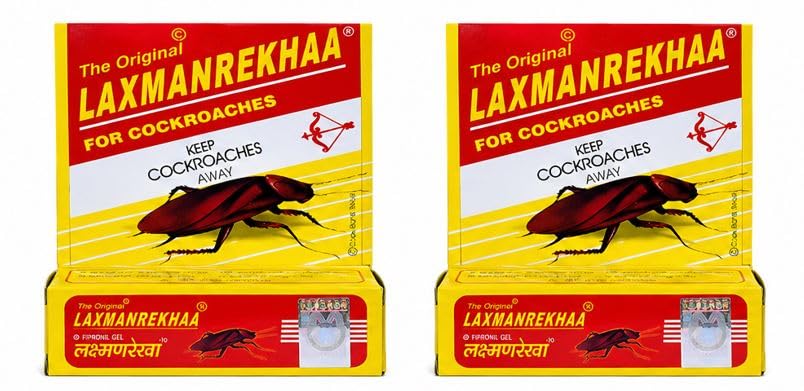 Laxman Reka Cockroach and Ants Chalk Killer, Pack of 4 Kills Cockroaches, Kills Ants, Pack of 4