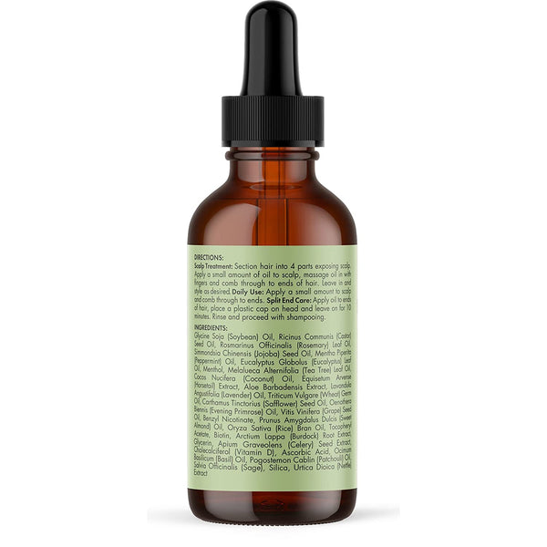 Mielle rosemary hair growth oil regrows hair  hairloss