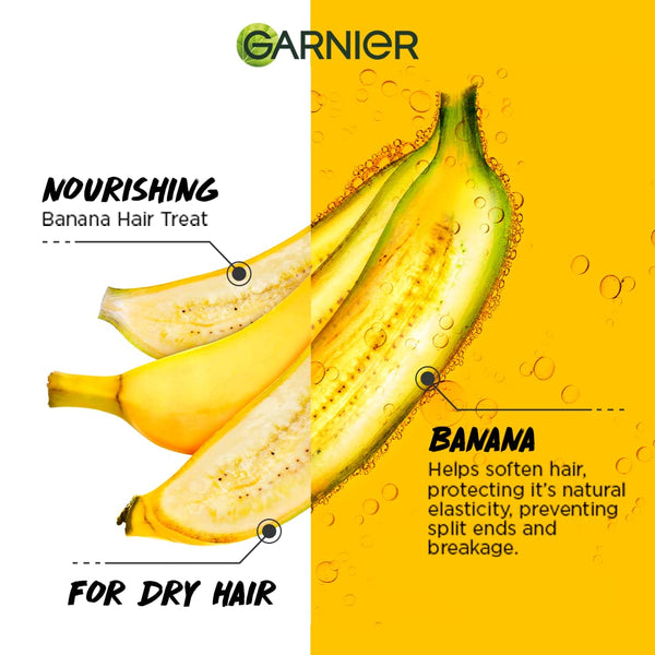 Garnier Fructis Hair Food - Nourishing Banana Hair Mask For Dry Hair, 390ml