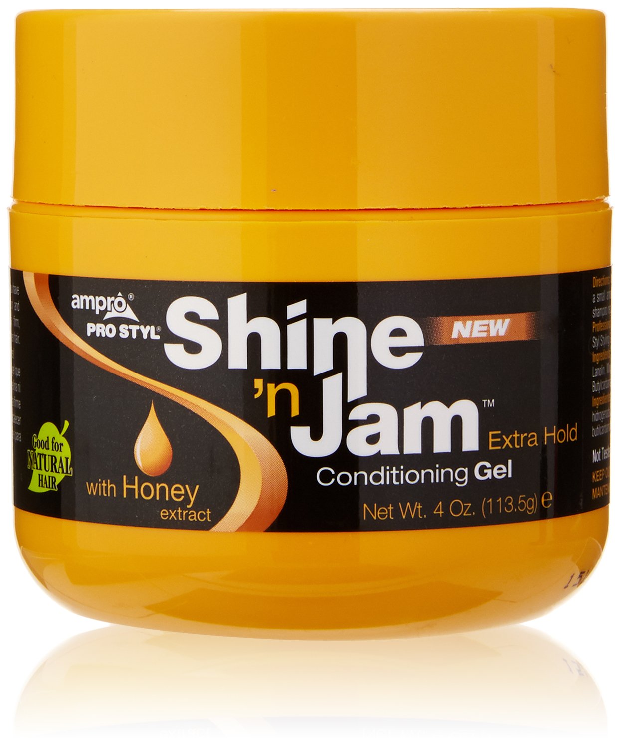 Ampro Extra Hold Shine N Jam Conditioning Gel, 4 Ounce