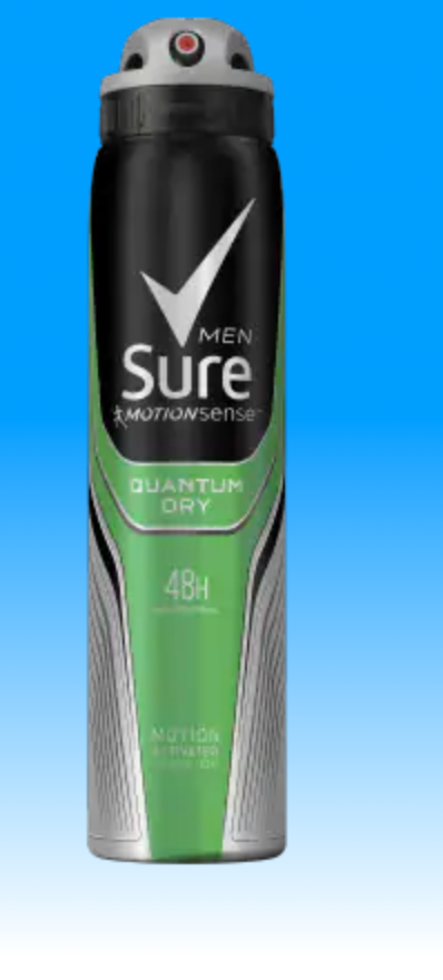 Sure Men Antiperspirant Deodorant 250Ml