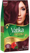 DABUR Vatika Henna Hair Colour Sachets, 5 X 10 g (Burgundy) by DABUR