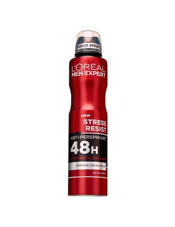 L'oreal Men Expert Stress Resist Anti-Perspirant 48h Deodorant 250 ml - BeautyWholesaleIn