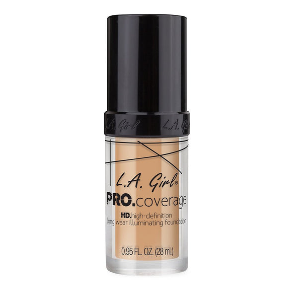 LA Girl PRO Coverage HD Foundation, Natural, 28ml - BeautyWholesaleIn