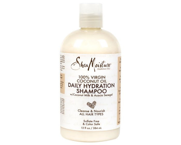 Shea Moisture 100% VIRGIN COCONUT OIL DAILY HYDRATION SHAMPOO 384 ml - BeautyWholesaleIn