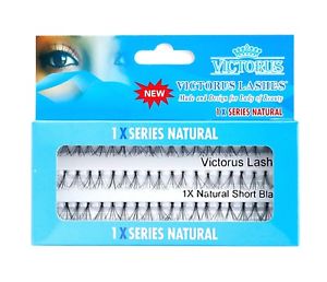 Victorus Lashes - 1 X Natural Short Black - BeautyWholesaleIn