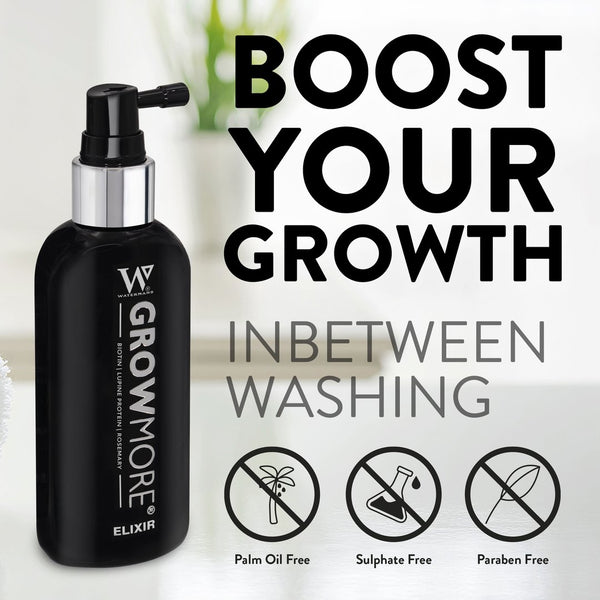 Watermans Grow More Elixir- LUXURY HAIR GROWTH SERUM - LEAVE ON SCALP TREATMENT - BeautyWholesaleIn